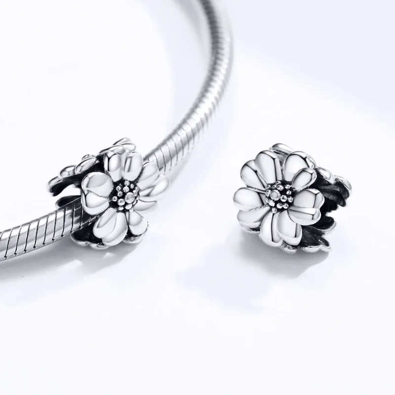 (immagine per) Charm tipo Pandora Tre fiori - SCC1486 - Visualizza 4