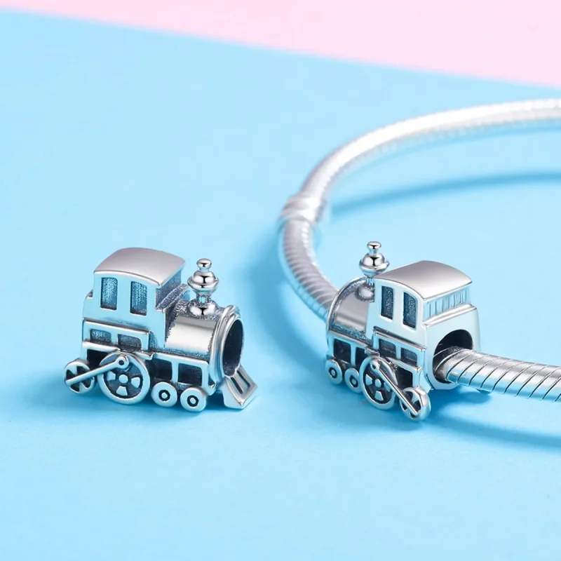 (immagine per) Charm tipo Pandora Treno d'epoca - SCC507 - Visualizza 5
