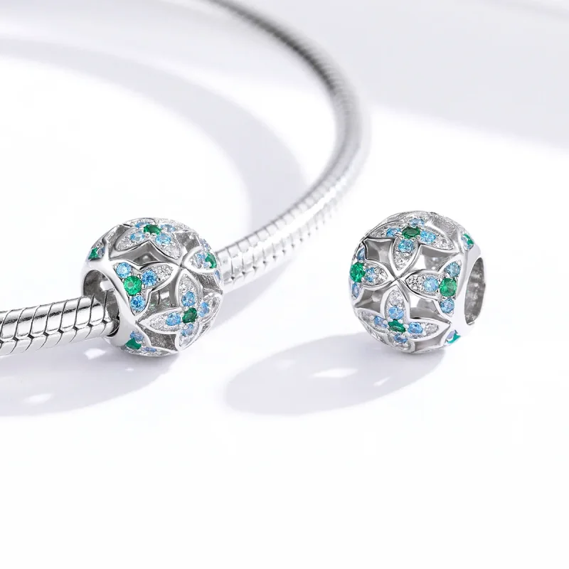 (immagine per) Charm tipo Pandora Trifoglio - BSC115 - Visualizza 4
