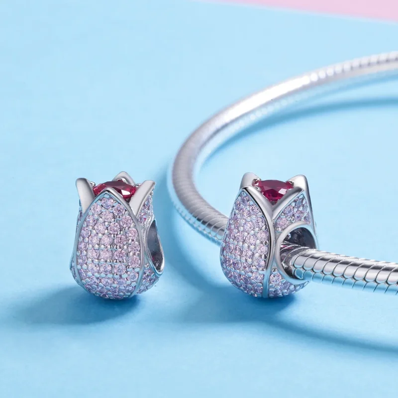 (immagine per) Charm tipo Pandora Tulipano - SCC569 - Visualizza 5