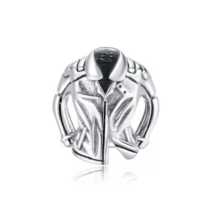 Charm tipo Pandora Tuta da motociclista - BSC385 (immagine per) Charm tipo Pandora Tuta da motociclista - BSC385
