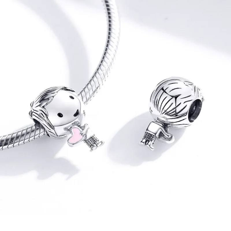 (immagine per) Charm tipo Pandora È un ragazzo - SCC1334 - Visualizza 4