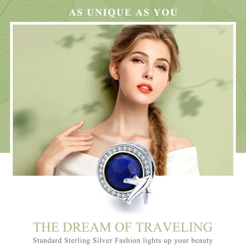 (immagine per) Charm tipo Pandora Un sogno di viaggiare - SCC895 - Visualizza 6