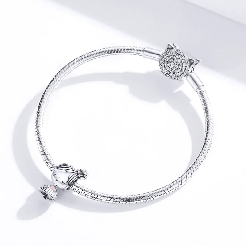 (immagine per) Charm tipo Pandora È una ragazza - SCC1335 - Visualizza 3