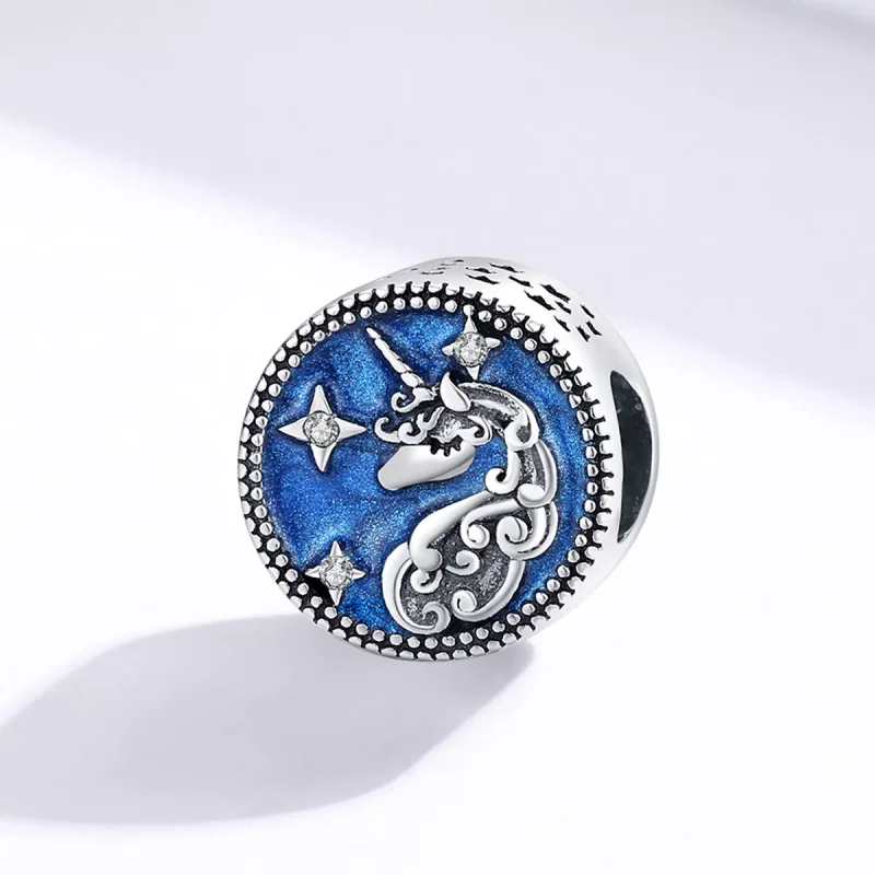 (immagine per) Charm tipo Pandora Unicorno - BSC230 - Visualizza 2