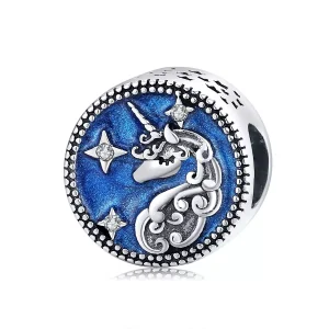 (immagine per) Charm tipo Pandora Unicorno - BSC230