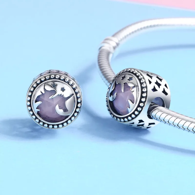 (immagine per) Charm tipo Pandora Unicorno di fantasia - SCC377 - Visualizza 5