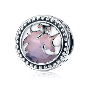 (immagine per) Charm tipo Pandora Unicorno di fantasia - SCC377