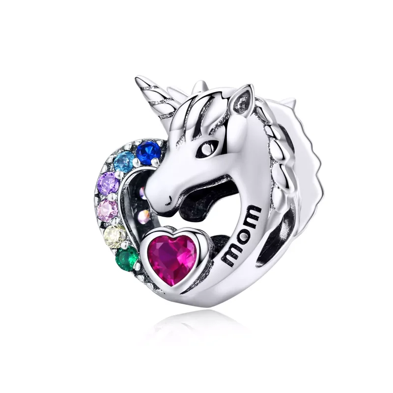 (immagine per) Charm tipo Pandora Unicorno per la mamma - SCC1160