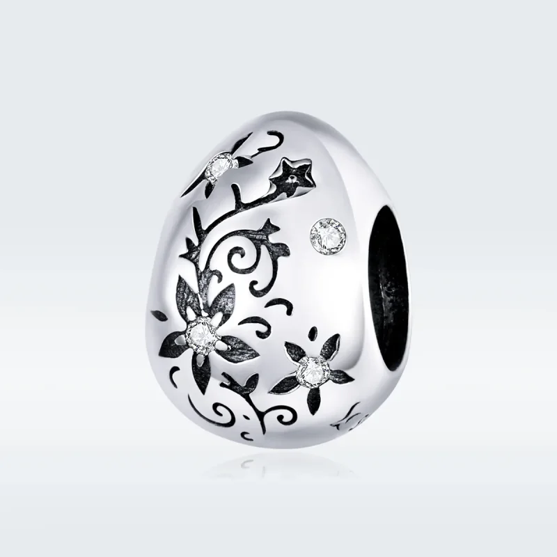 (immagine per) Charm tipo Pandora Uovo di Pasqua retrò - SCC1466 - Visualizza 5
