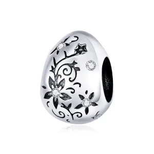 (immagine per) Charm tipo Pandora Uovo di Pasqua retrò - SCC1466