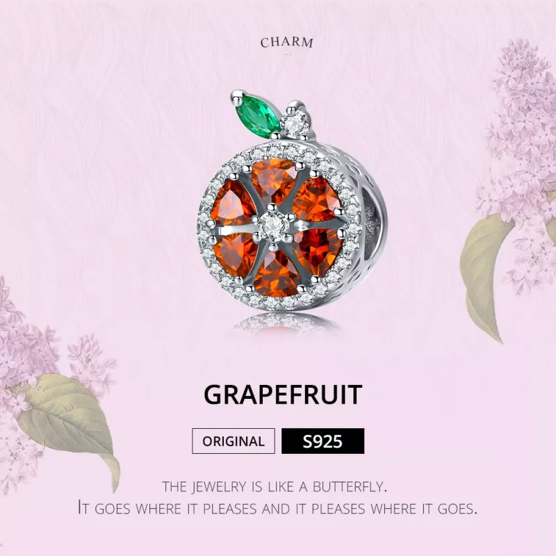 (immagine per) Charm tipo Pandora Uva - SCC1277 - Visualizza 2