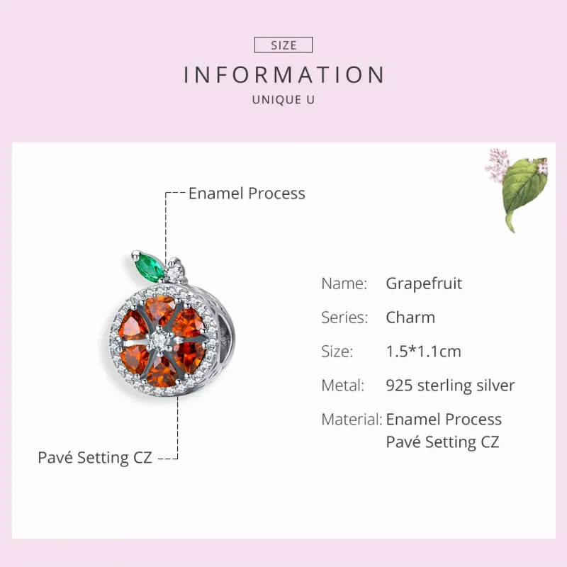 (immagine per) Charm tipo Pandora Uva - SCC1277 - Visualizza 3
