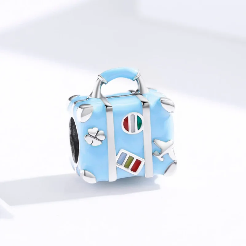 (immagine per) Charm tipo Pandora Valigia - SCC1377 - Visualizza 2