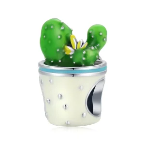 (immagine per) Charm tipo Pandora Vaso Di Cactus - SCC2019