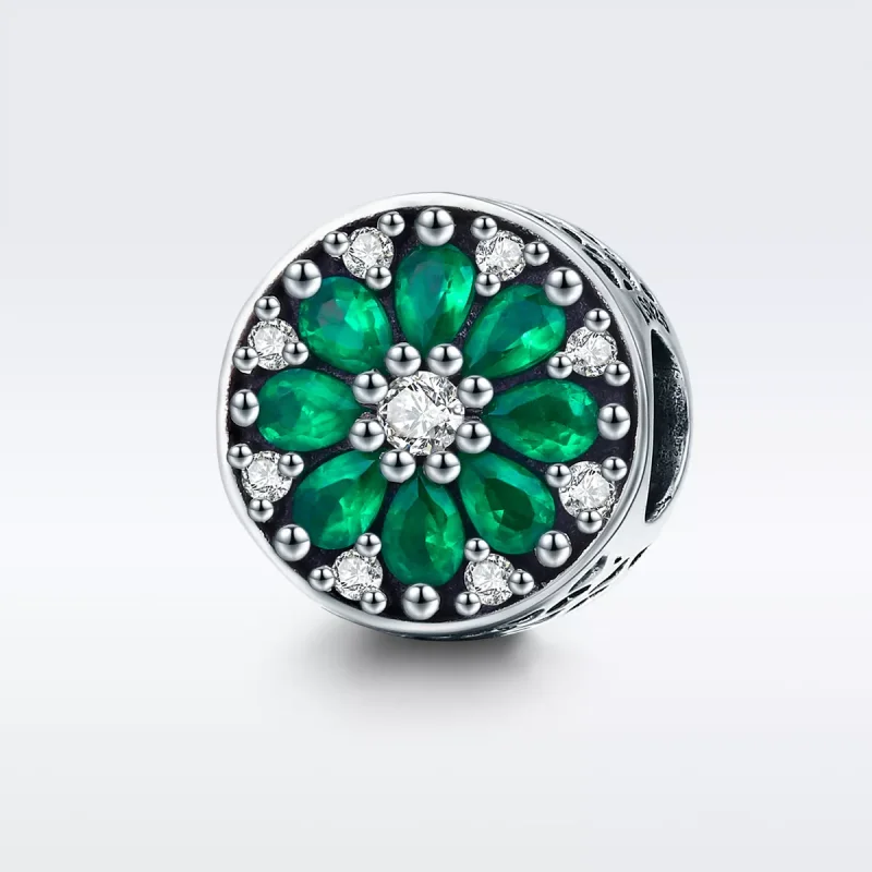 (immagine per) Charm tipo Pandora Verde estivo - SCC629 - Visualizza 2