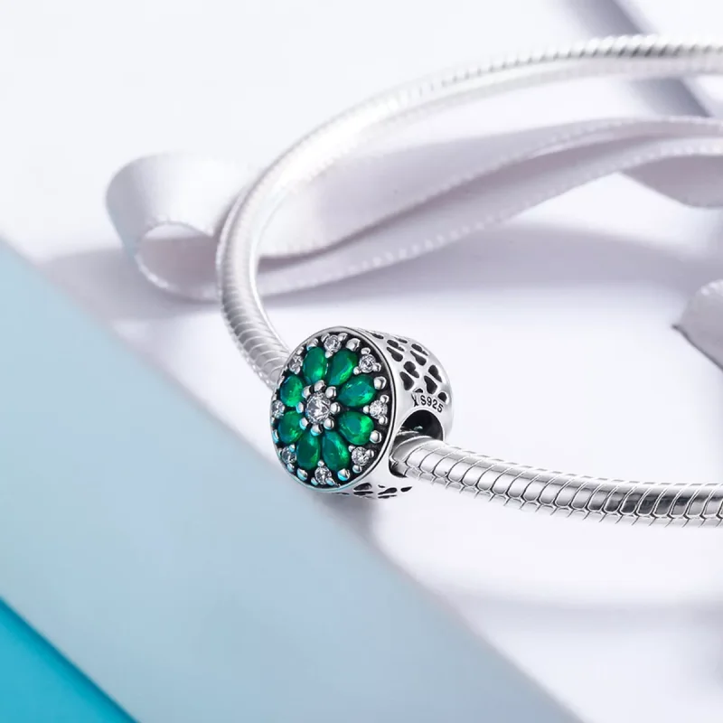 (immagine per) Charm tipo Pandora Verde estivo - SCC629 - Visualizza 4