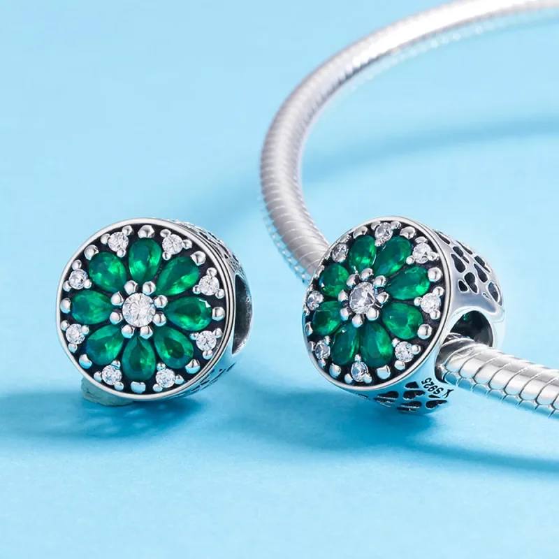 (immagine per) Charm tipo Pandora Verde estivo - SCC629 - Visualizza 5