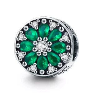 Charm tipo Pandora Verde estivo - SCC629 (immagine per) Charm tipo Pandora Verde estivo - SCC629