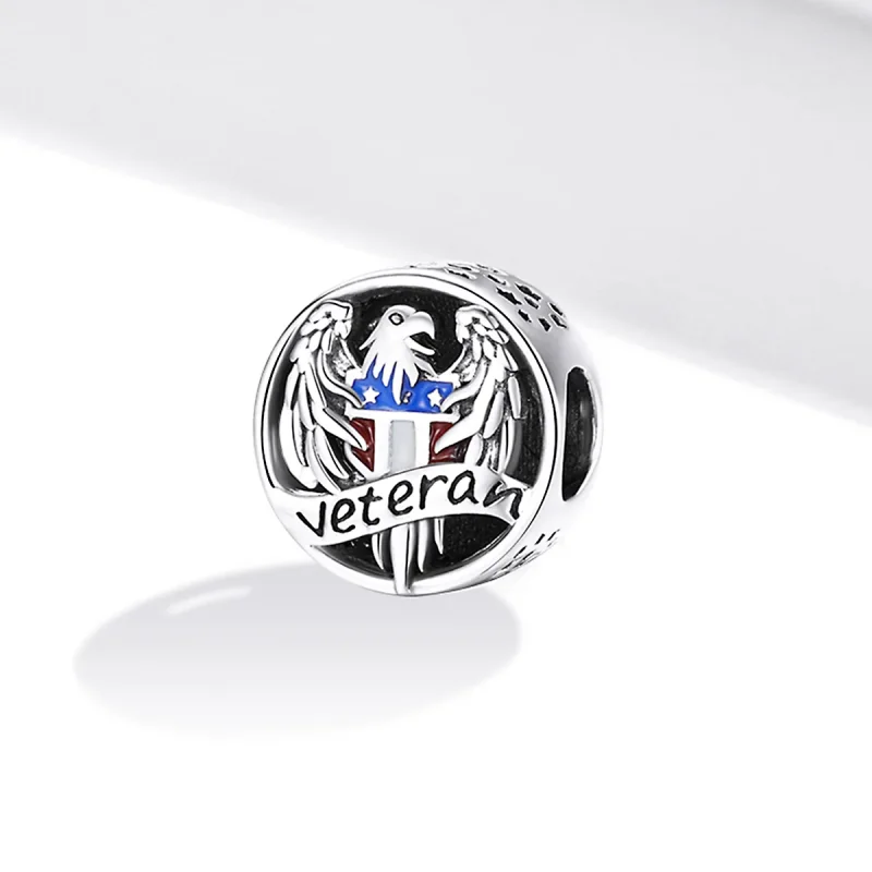 (immagine per) Charm tipo Pandora Veterano - SCC1885 - Visualizza 2