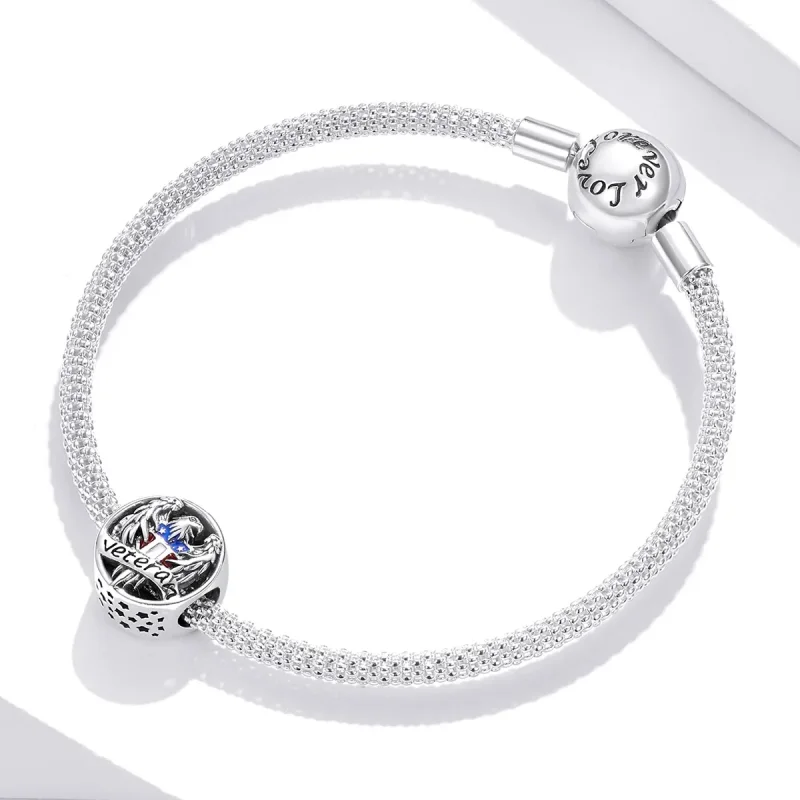 (immagine per) Charm tipo Pandora Veterano - SCC1885 - Visualizza 3