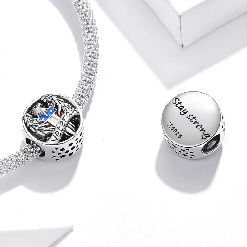 (immagine per) Charm tipo Pandora Veterano - SCC1885 - Visualizza 4