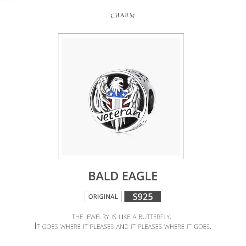 (immagine per) Charm tipo Pandora Veterano - SCC1885 - Visualizza 6