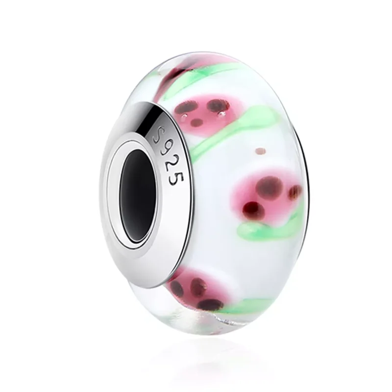 (immagine per) Charm tipo Pandora Vetro di Murano Frutti Rossi - SCZ016 - Visualizza 2
