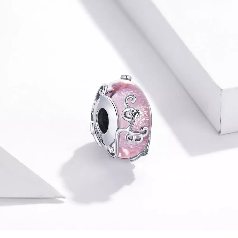 (immagine per) Charm tipo Pandora Vetro lucido - BSC409 - Visualizza 2