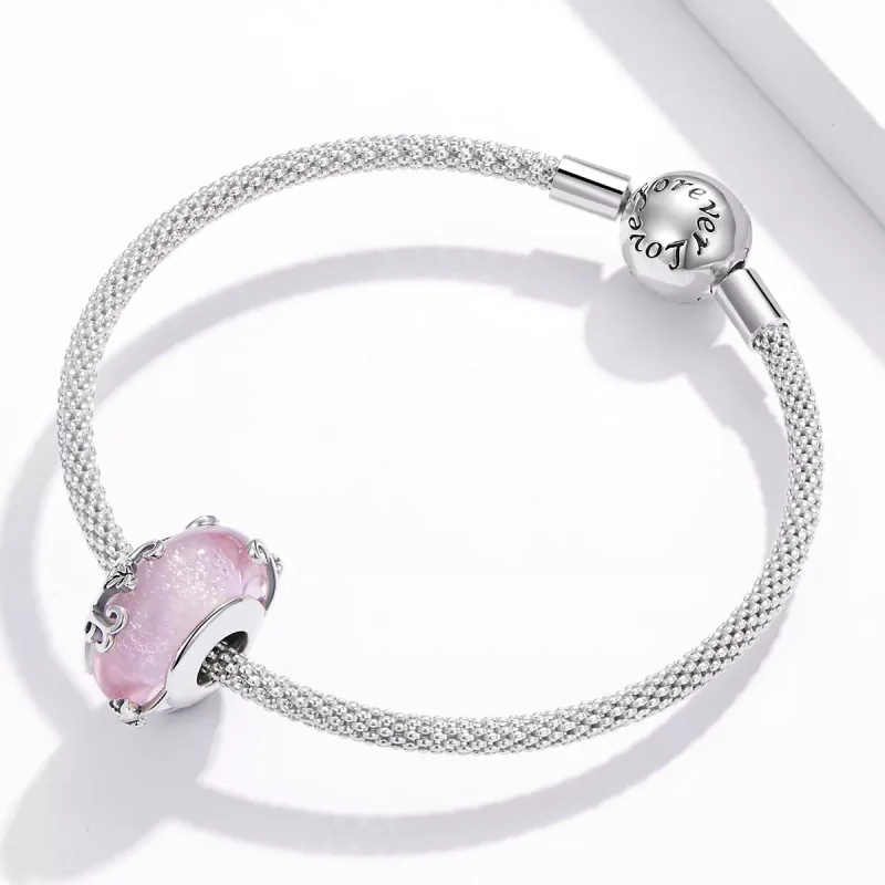 (immagine per) Charm tipo Pandora Vetro lucido - BSC409 - Visualizza 3