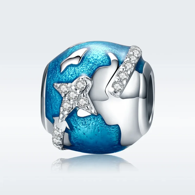 (immagine per) Charm tipo Pandora Viaggiare in tutto il mondo - SCC183 - Visualizza 2