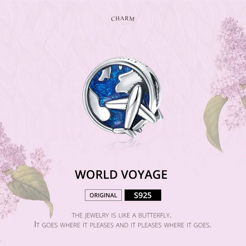 (immagine per) Charm tipo Pandora Viaggio nel mondo - SCC1568 - Visualizza 6
