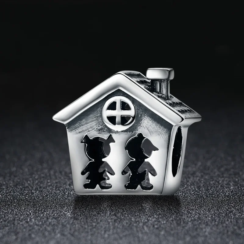 (immagine per) Charm tipo Pandora Vita perfetta con una casa amorevole - SCC541 - Visualizza 2