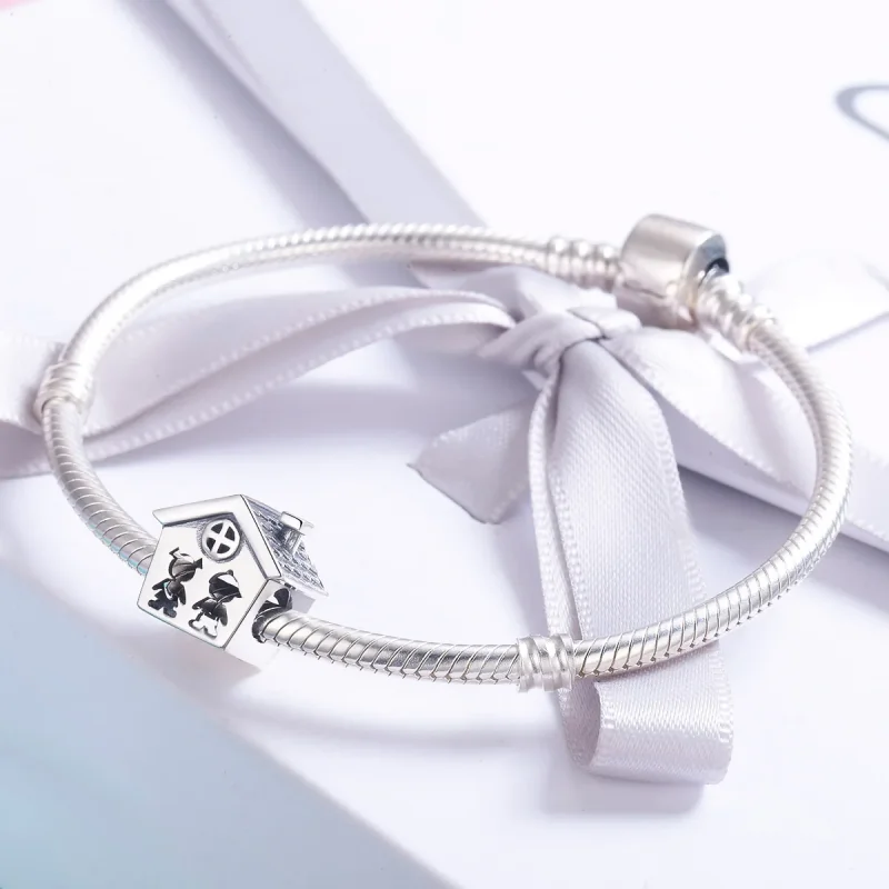 (immagine per) Charm tipo Pandora Vita perfetta con una casa amorevole - SCC541 - Visualizza 4