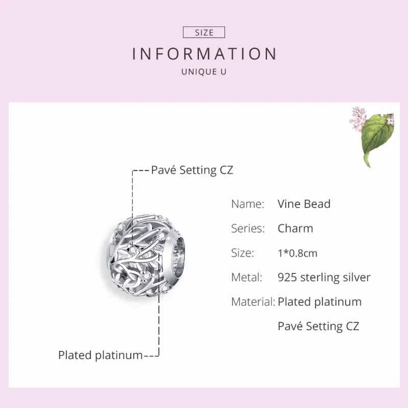 (immagine per) Charm tipo Pandora Vite - BSC256 - Visualizza 7