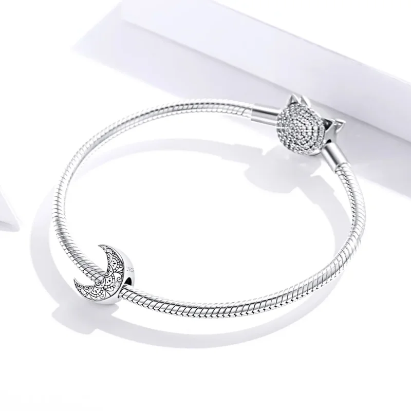(immagine per) Charm tipo Pandora Vite & Luna - SCC1604 - Visualizza 3
