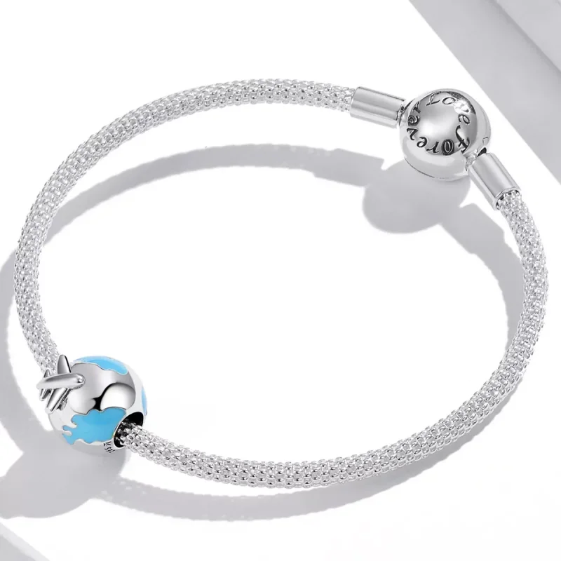 (immagine per) Charm tipo Pandora World Travel - L'aereo salpa - SCC2026 - Visualizza 3