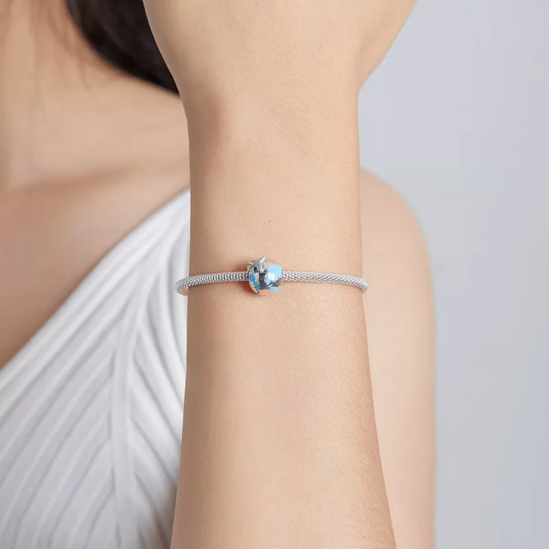 (immagine per) Charm tipo Pandora World Travel - L'aereo salpa - SCC2026 - Visualizza 5