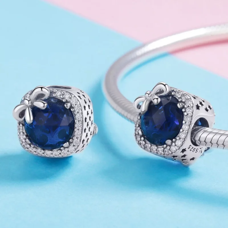 (immagine per) Charm tipo Pandora Zaffiro - SCC1058 - Visualizza 4