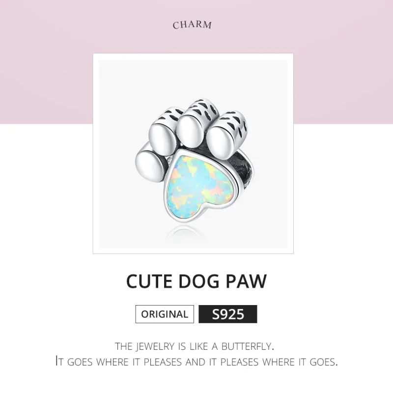 (immagine per) Charm tipo Pandora Zampa di cane carina - SCC1676 - Visualizza 6
