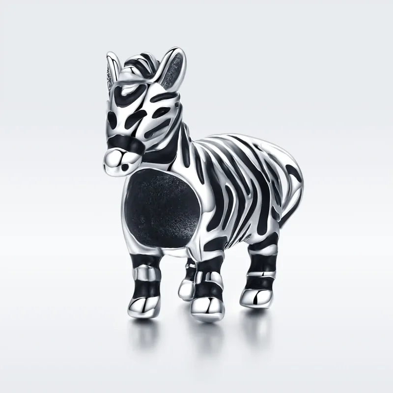 (immagine per) Charm tipo Pandora Zebra animale adorabile - SCC550 - Visualizza 2