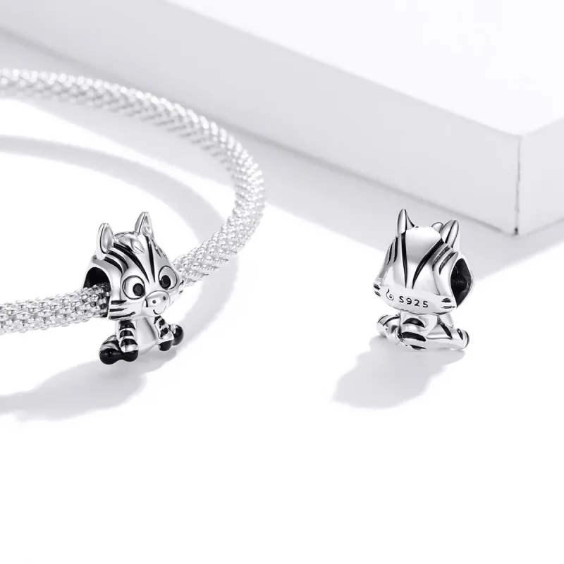 (immagine per) Charm tipo Pandora Zebra del fumetto - BSC387 - Visualizza 4