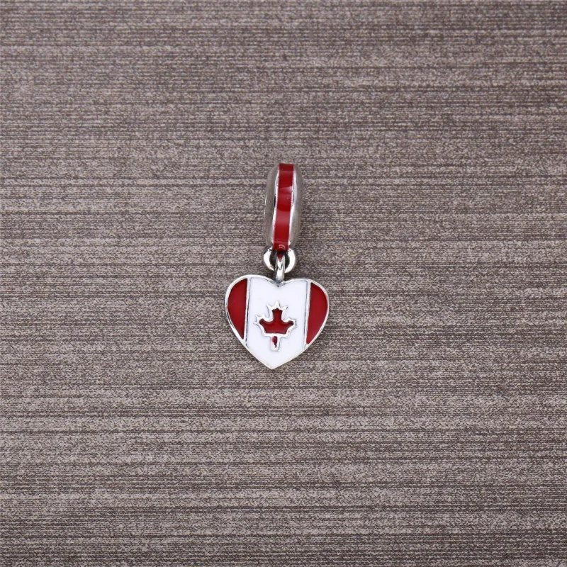 (immagine per) Charm pendente PANDORA Bandiera del cuore del Canada - Visualizza 2