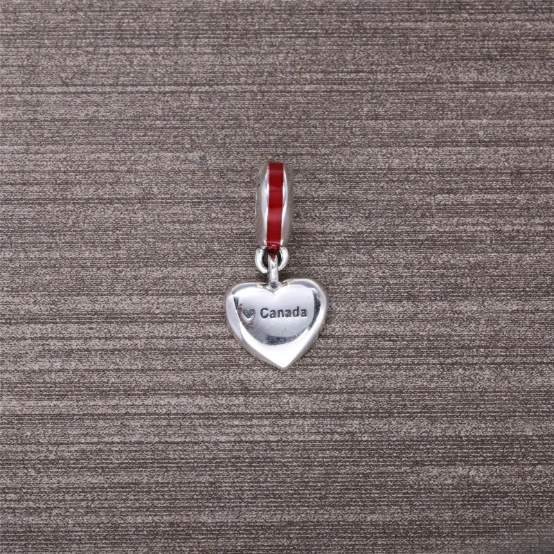 (immagine per) Charm pendente PANDORA Bandiera del cuore del Canada - Visualizza 3