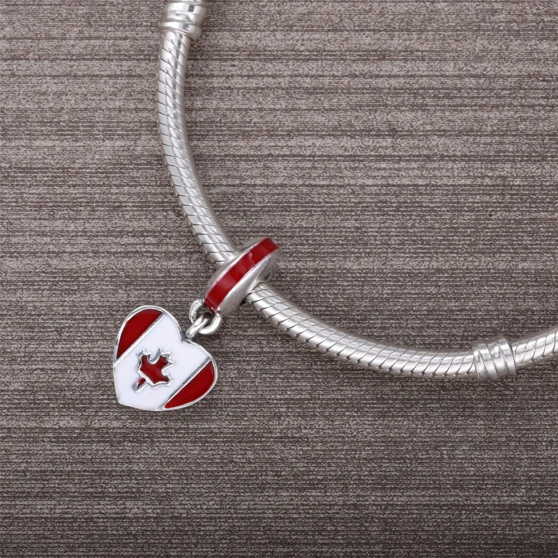 (immagine per) Charm pendente PANDORA Bandiera del cuore del Canada - Visualizza 4
