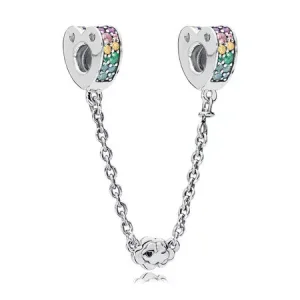 (immagine per) Catena di Sicurezza PANDORA Archi dâ€™Amore Arcobaleno