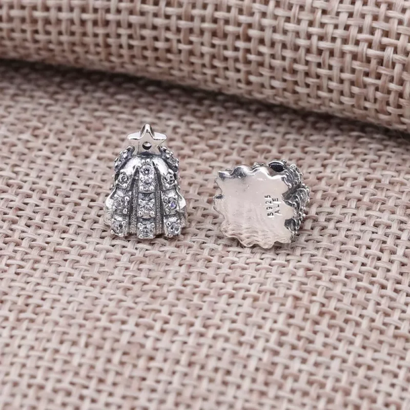 (immagine per) Charm Albero di Natale Scintillante - 791239CZ - Charm | PANDORA - Visualizza 2