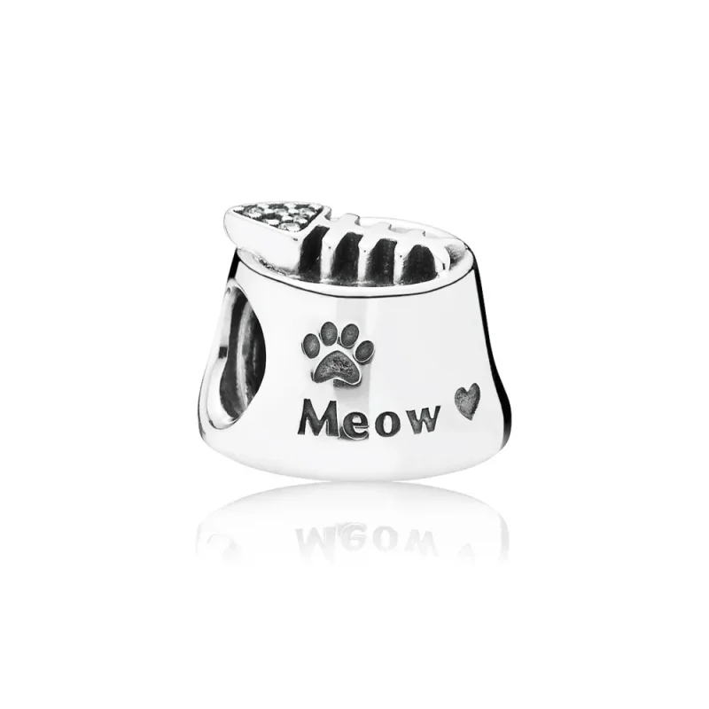 (immagine per) Charm Ciotola Gattino - 791716CZ - Charm | PANDORA