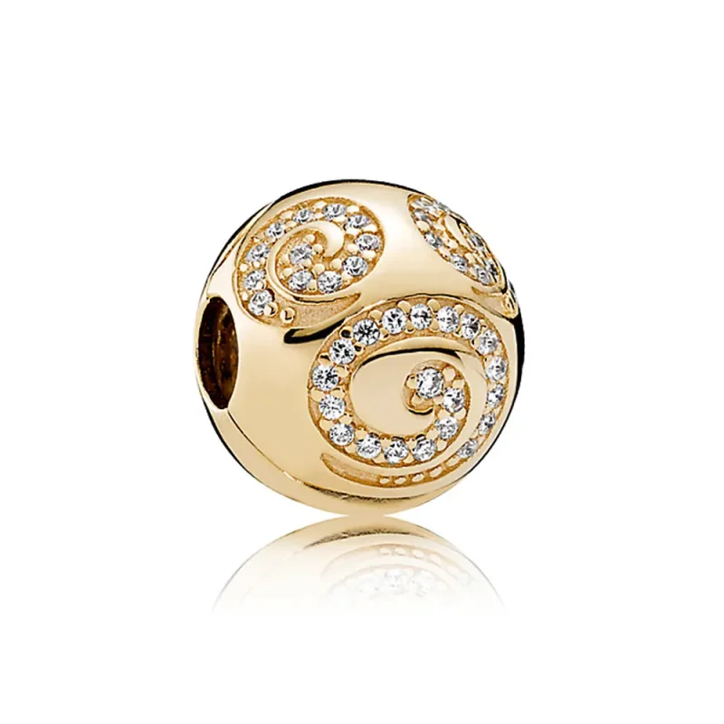 (immagine per) Charm Clip PANDORA d'oro Topolino Turbinio