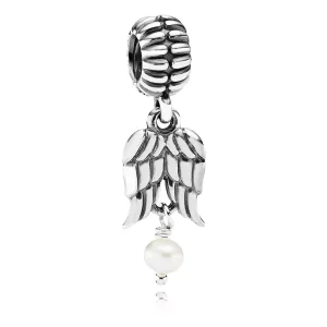 (immagine per) Charm con Pendente Ali d'Angelo - 790975P - Charm | PANDORA